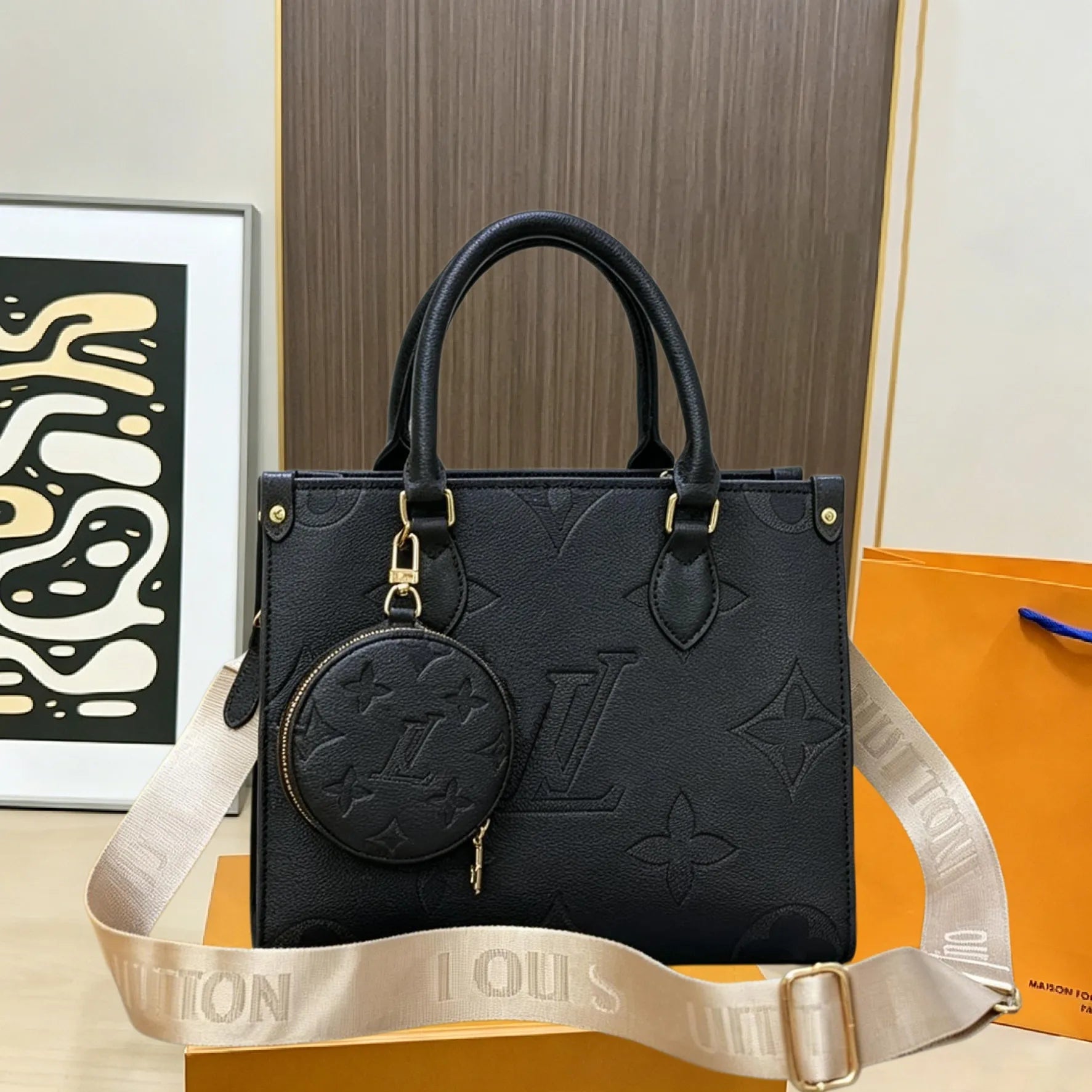 Designer Bag Makeup Bag Luxury Cosmetic Bag High Quality Women'S Handbag Purse Cowhide Travel Storage Bag Toiletry Bag Mini Brown Vanity Bag Designer Cosmetic Bag