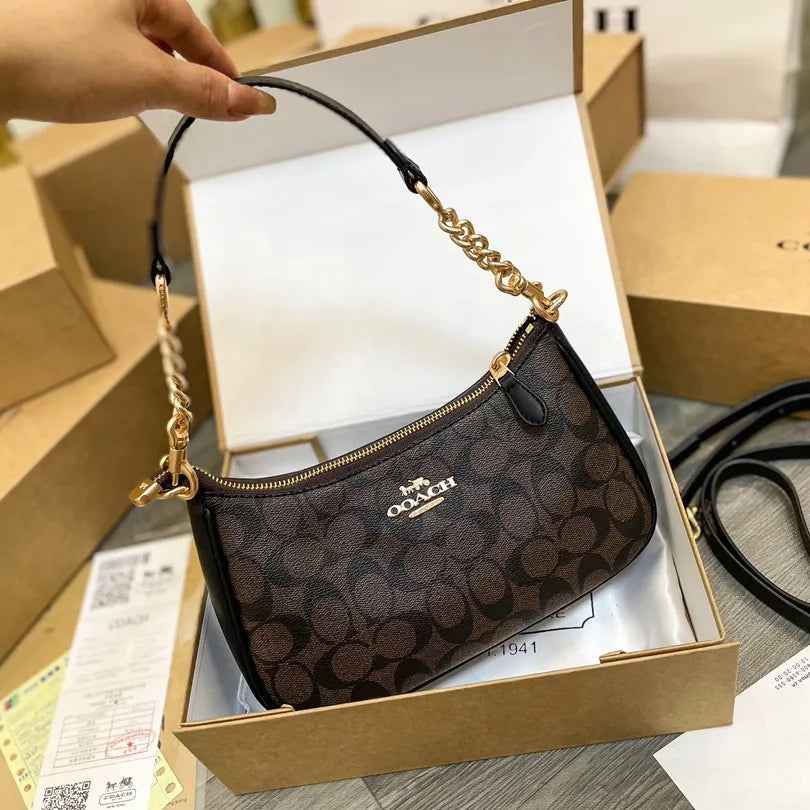 10A Designer Bag Luxury Bag Teri Shoulder Bag Tote Bag Women Classic Old Flower Crossbody Bag G Smooth Leather Shoulder Bagcasual Handheld Chain Bag Half Moon Ba