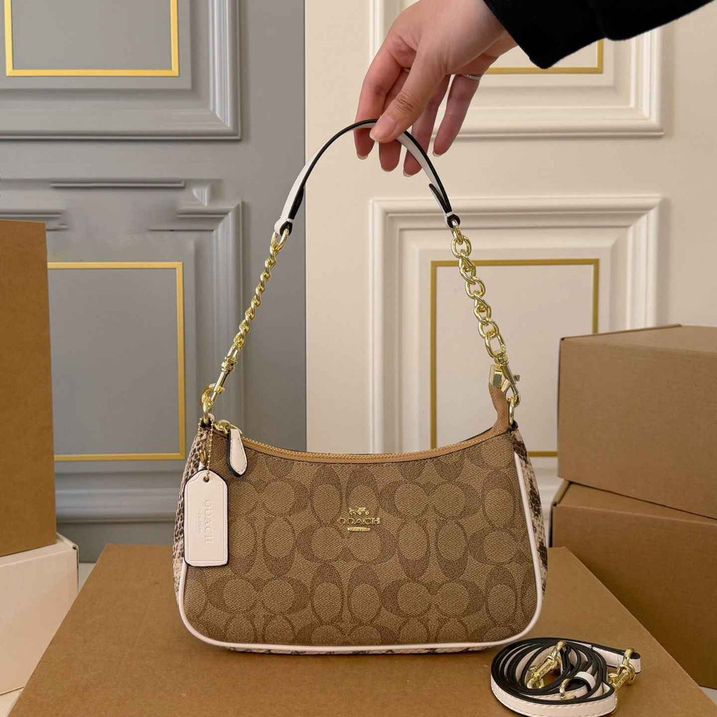 10A Designer Bag Luxury Bag Teri Shoulder Bag Tote Bag Women Classic Old Flower Crossbody Bag G Smooth Leather Shoulder Bagcasual Handheld Chain Bag Half Moon Ba