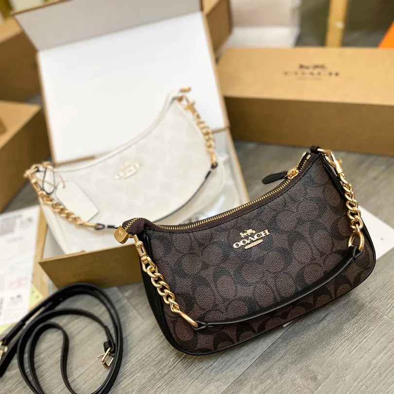 10A Designer Bag Luxury Bag Teri Shoulder Bag Tote Bag Women Classic Old Flower Crossbody Bag G Smooth Leather Shoulder Bagcasual Handheld Chain Bag Half Moon Ba