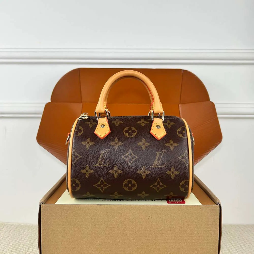 Designer Bag Makeup Bag Luxury Cosmetic Bag High Quality Women'S Handbag Purse Cowhide Travel Storage Bag Toiletry Bag Mini Brown Vanity Bag Designer Cosmetic Bag
