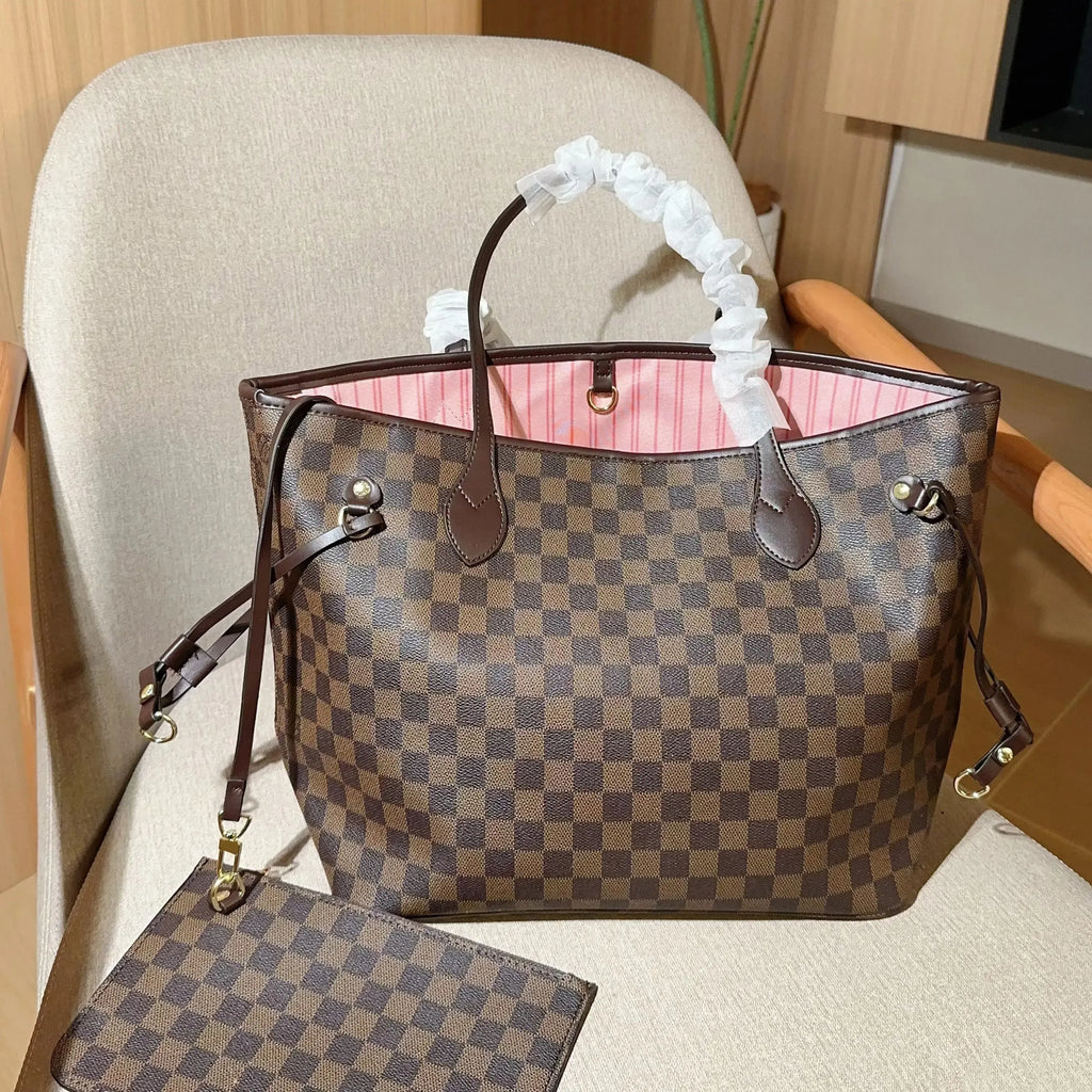 Designer Bag Makeup Bag Luxury Cosmetic Bag High Quality Women'S Handbag Purse Cowhide Travel Storage Bag Toiletry Bag Mini Brown Vanity Bag Designer Cosmetic Bag