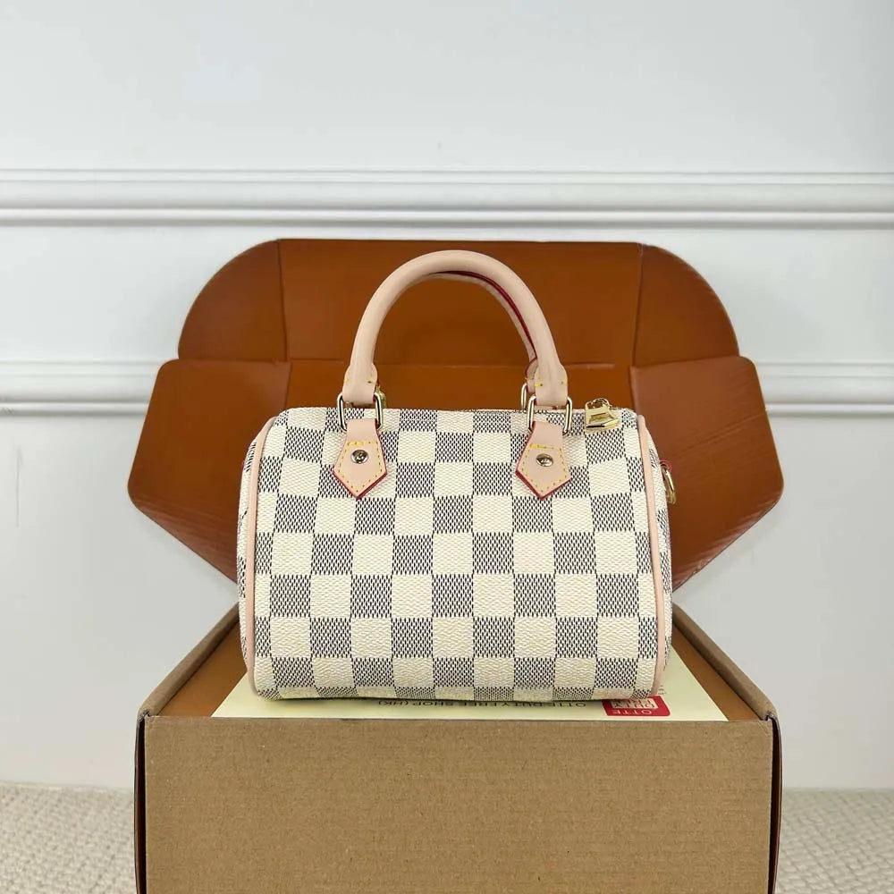 Designer Bag Makeup Bag Luxury Cosmetic Bag High Quality Women'S Handbag Purse Cowhide Travel Storage Bag Toiletry Bag Mini Brown Vanity Bag Designer Cosmetic Bag