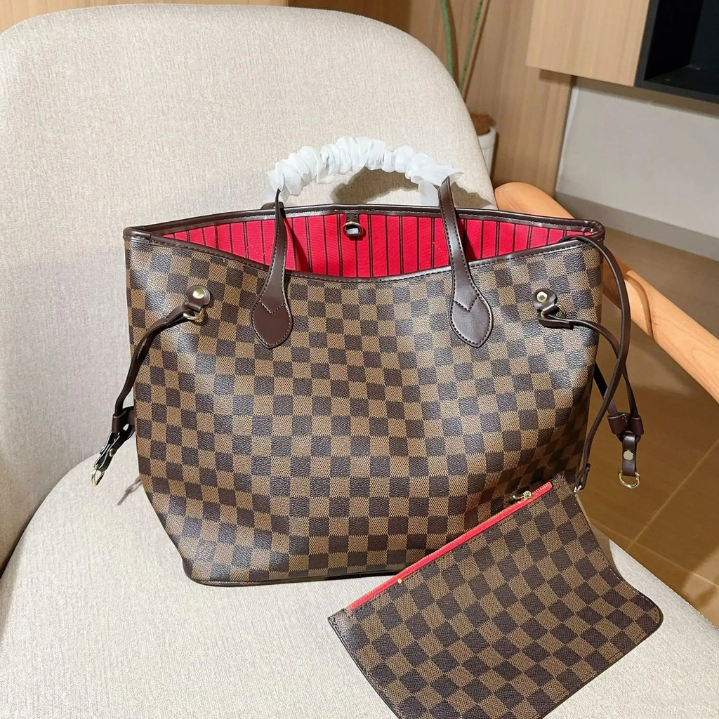 Designer Bag Makeup Bag Luxury Cosmetic Bag High Quality Women'S Handbag Purse Cowhide Travel Storage Bag Toiletry Bag Mini Brown Vanity Bag Designer Cosmetic Bag
