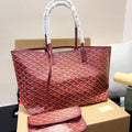 Tote Bag Designer Bag Handbag Women Fashion Luxury Wallet Leather Messenger Shoulder Bag High Capacity Composite Shopping Bags Plaid Double Letters Beach Brand Bag